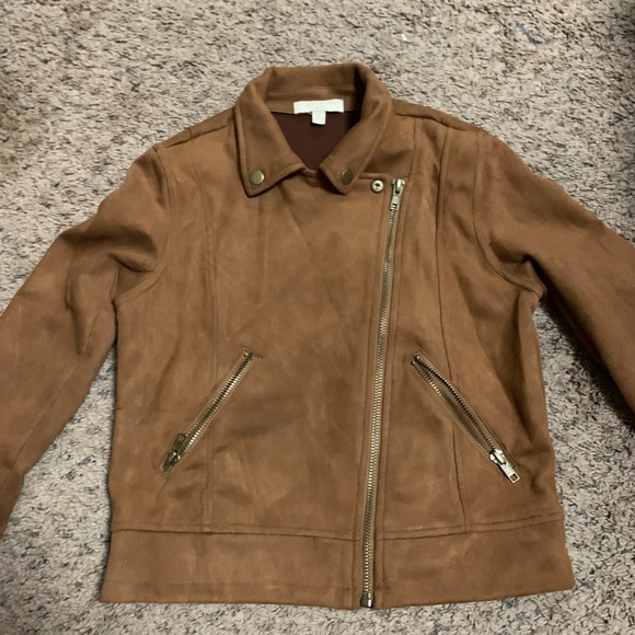 Girls faux suede jacket and pants - Picture 7 of 9